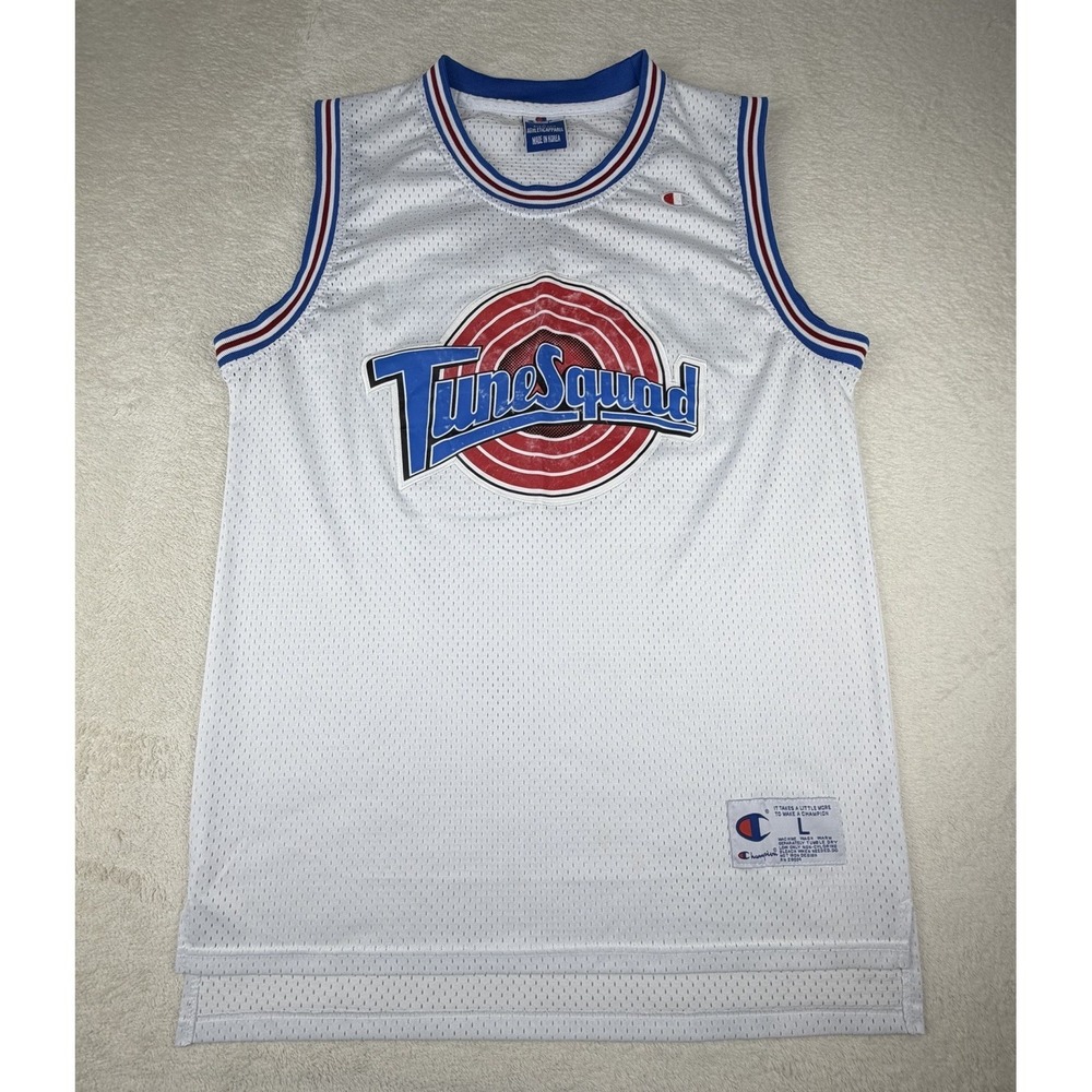 Champion Retro Jersey Space Jam "Tune Squad" Mens Large #1 BUGS BUNNY‎
